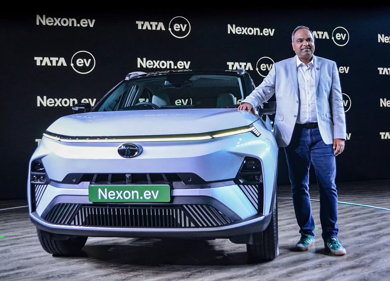 Tata Nexon EV car launch event.